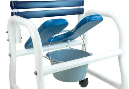 Deluxe New Era Infection Control Shower Commode Chair with Removable ...