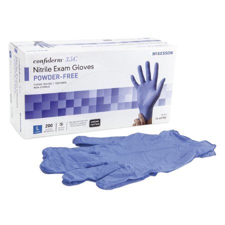 Large size exam gloves