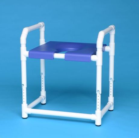 Oversized Toilet Safety Frame (Shown in Blue)