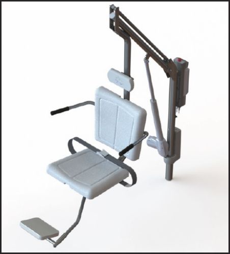 The Deluxe model includes a headrest piece and a swing out footrest.