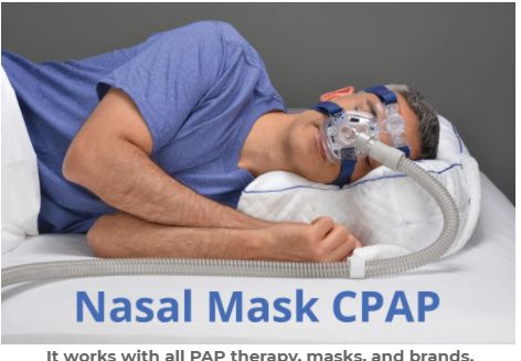The CPAPMax 2.0 Comfort Pillow Can Be Used With a Nasal Mask CPAP.