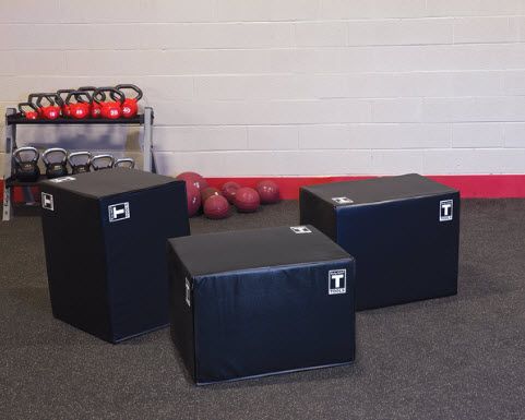 There are three diverse heights (20￿, 24￿, 30￿) for the Soft Sided Pylometric Box. This will allow you to customize your workout.