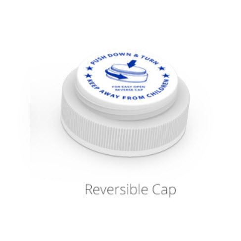 ColorSafe Vials with Reversible Caps (RC) by MHC reversible cap.