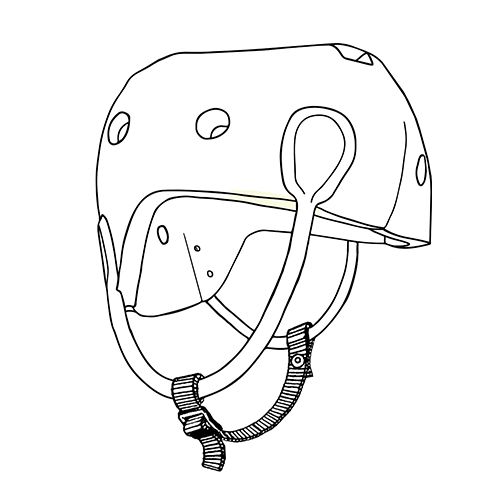 Danmar Soft Shell Protective Helmets for Children and Adults copy of the drawing 