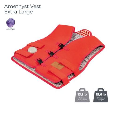 The PEMF Therapy Vest weighs around 13.1 pounds