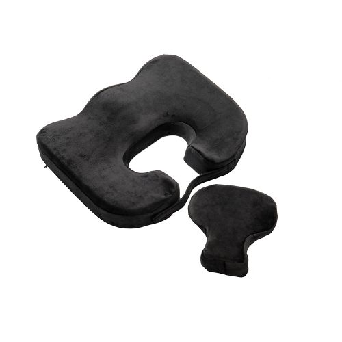 Coccyx Orthopedic Memory Foam Seat Cushion | Gray