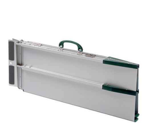 Handles are rounded softly for your comfort in lifting and carrying the ramp