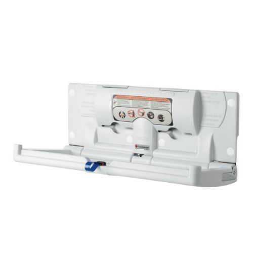 OPENED Light Grey Horizontal Classic Baby Changing Station
