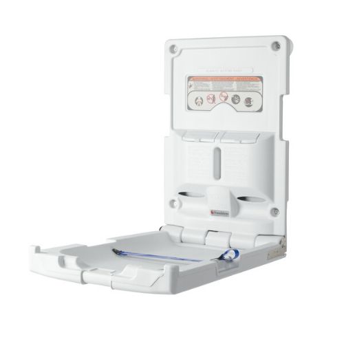 OPENED Light Grey Vertical Classic Baby Changing Station
