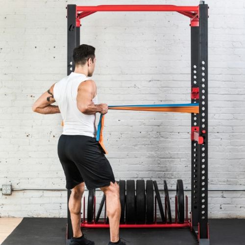 With its Solid Steel Frame, doing your pulls with a resistance band is a breeze