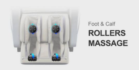 Product features foot and calf rollers massage