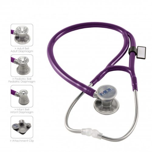 MDF ProCardial C3 Stethoscope Critical Cardial Care Edition in Purple Rain