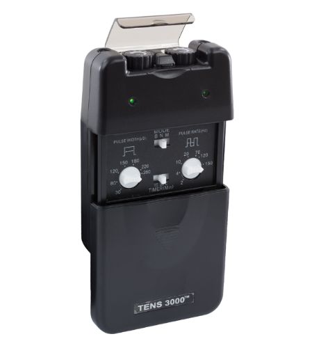 Detailed View of the Three Mode Analog TENS Unit