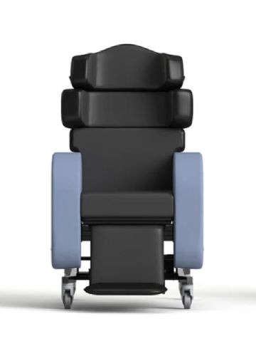 Front View of the Seating Matters Kidz Phoenix Therapeutic Chair with comfortable upper body support, pressure management, and postural support with eight adjustable features