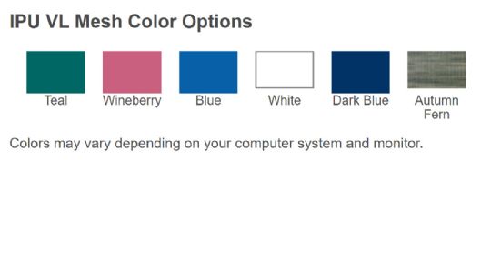 Mesh color options