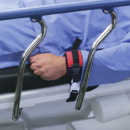 Large, Red Twice-as-Tough Quick-Release Cuff with 3 Point Buckle 