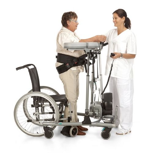 Versatile Mobility Aid that Can be Used for Standing up, Walking, and Transferring