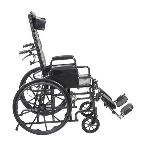 Wheelchair Elevating Legrests ，Composite Footplates with Padded Calf  Supports,for Standard Wheelchairs,1 Pair