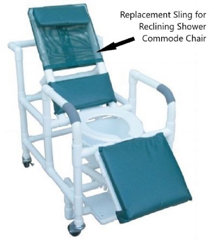 Replacement Sling for Reclining Shower Commode Chair 196-10-QT-C-SSDE. Cushions and Pads are NOT AVAILABLE