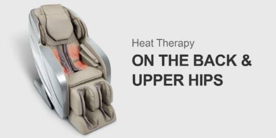 Features heat therapy on the back and upper hips