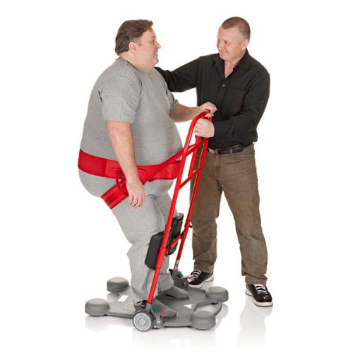 Perfect to use in combination with the <a href=https://www.rehabmart.com/product/romedic-return-7600-patient-turner-39707.html>ReTurn Sit-To-Stand Bariatric Patient Transfer System </a>