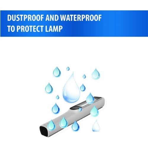 For the protection of the lamp, it has been made dust and waterproof