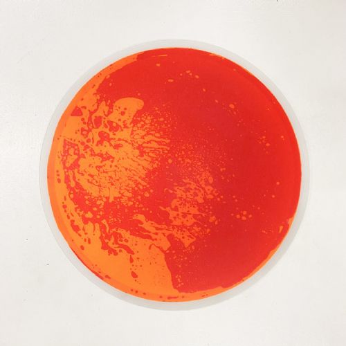 Multi Sensory Circle Liquid Tile- Orange
