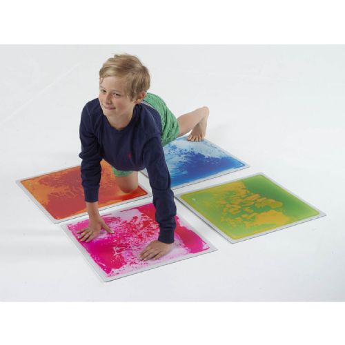 The back of each tile has a non-slip surface to make playtime safer.