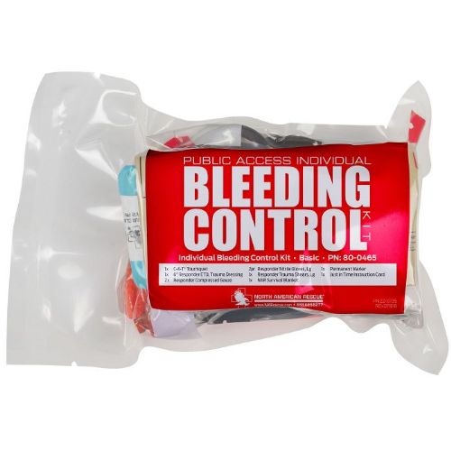Basic Level Public Access Bleeding Control Kit (1) Vacuum Sealed