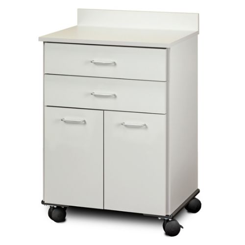 8922 Mobile Treatment Cabinet with 2 Doors and 2 Drawers