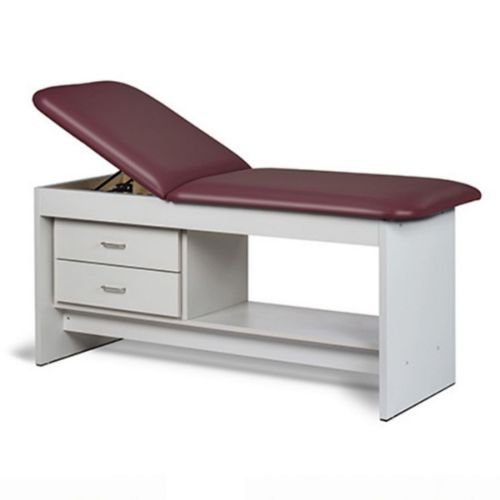 All Laminate construction - in Gray Laminate with Burgundy Upholstery