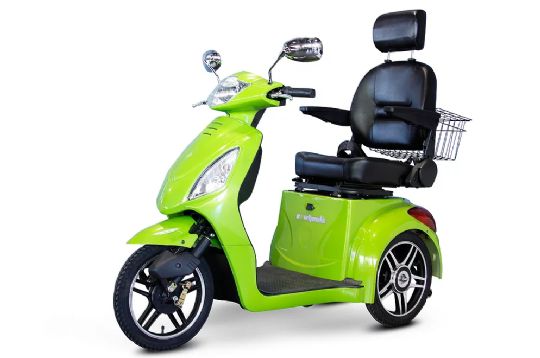 Sour Apple - EW-36 Senior Mobility Electric Scooter With Digital Anti-Theft Alarm