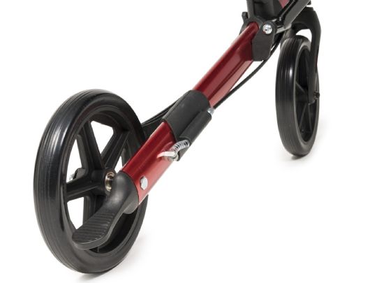 Front and rear wheels are ideal for indoor or outdoor use