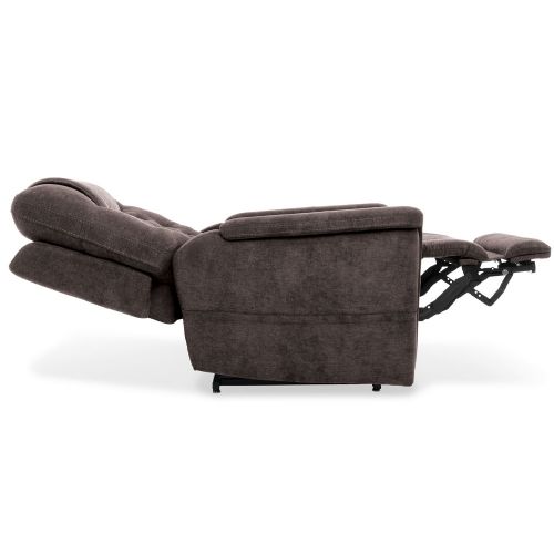 Microfiber Adjustable Recliner Chair with Footrest Extension