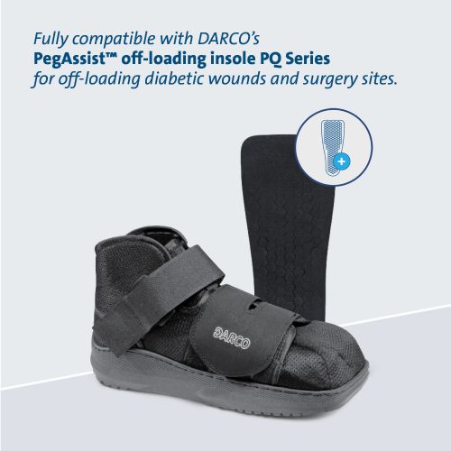 Optional PegAssist helps with diabetic wound relief