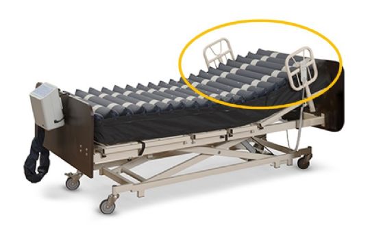 Features a large grab area for patients