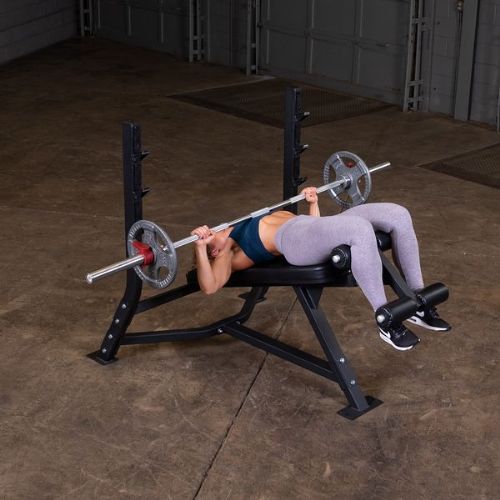 Great for barbell press (barbell and weights not included)