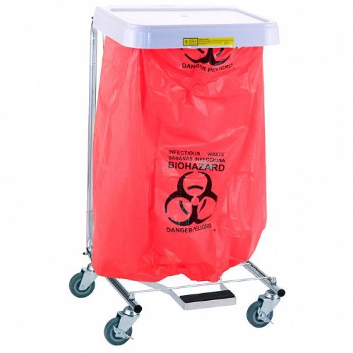 Red Bag with Biohazardous Waste