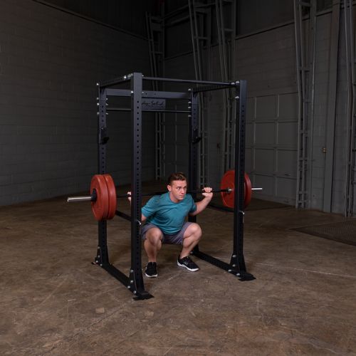 Body-Solid GPR400 Power Rack  - Includes pipe & pin safeties and J-cup liftoffs