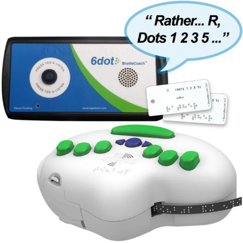 The 6dot Braille Label Maker has everything you need to create high quality Braille labels in any language.
