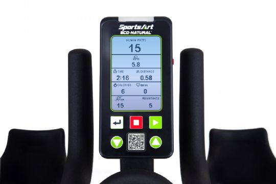 ECO-NATURAL Indoor Stationary Exercise Bike - User Interface Display