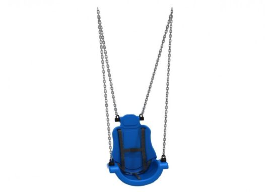 Pediatric Special Needs Swing Seat  - Shown in Cobalt Blue Color Version