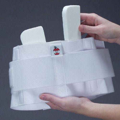 The Triple Pull Sacral Belt features 6￿ (15cm) high plush elastic and dual split, removable posterior pads. Applies proper compression adjacent to the spinal column. 