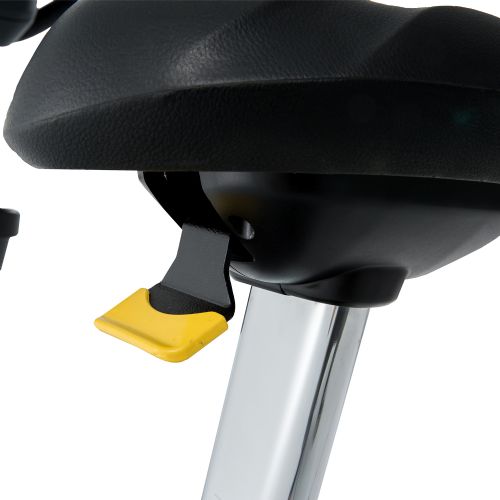 CU900 Commercial Upright Exercise Bike view of the lever to adjust the seat