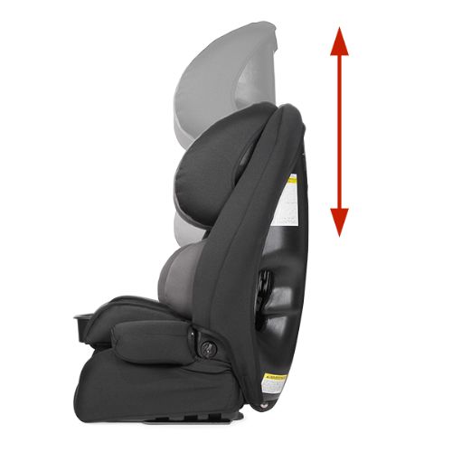 Defender Reha Special Needs Car Seat 3-in-1 Booster Seat by Thomashilfen has a 9-position, 1-hand height-adjustable headrest.
