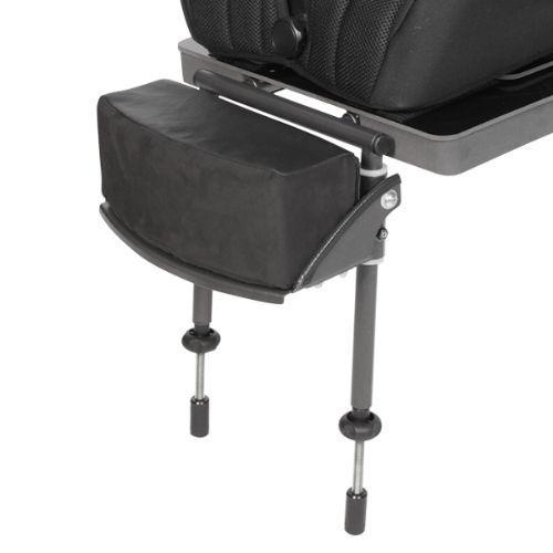 Sold separately in buying options below. Short footrest that is angel adjustable and has a footrest pad. 
