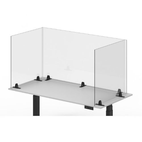 30 in. x 30 in. (located on both short sides of the table)