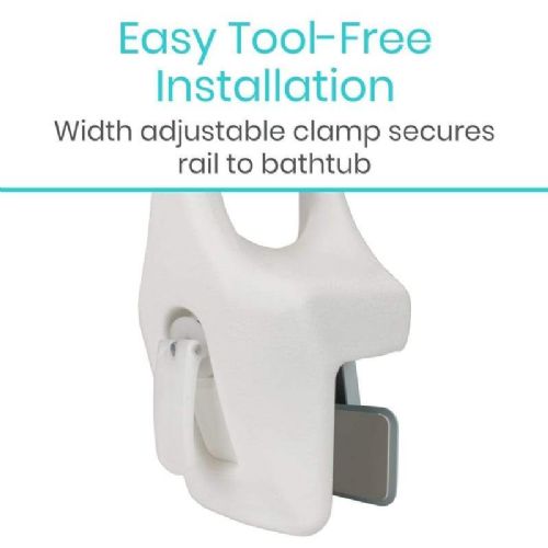 Easy Grip Adjustable Tub Bar