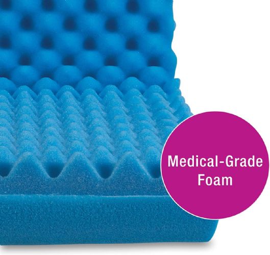 It is constructed with medical grade foam