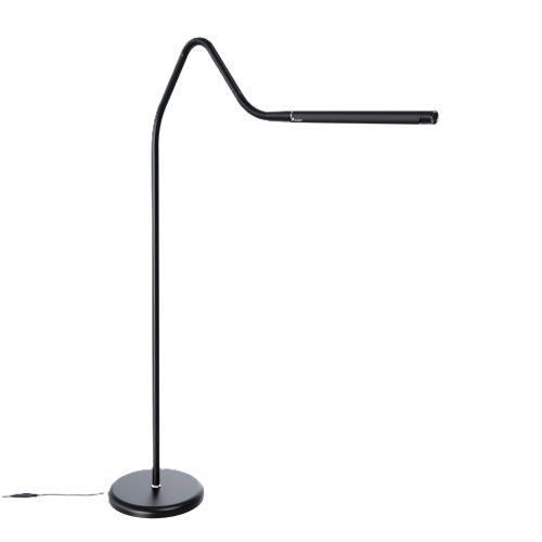 The Electra floor lamp comes in a stylish black satin finish